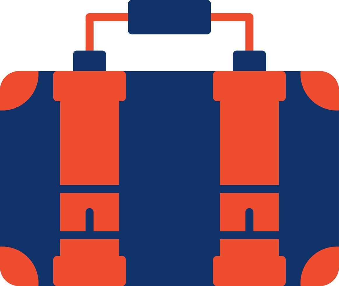 Suitcase Creative Icon Design vector