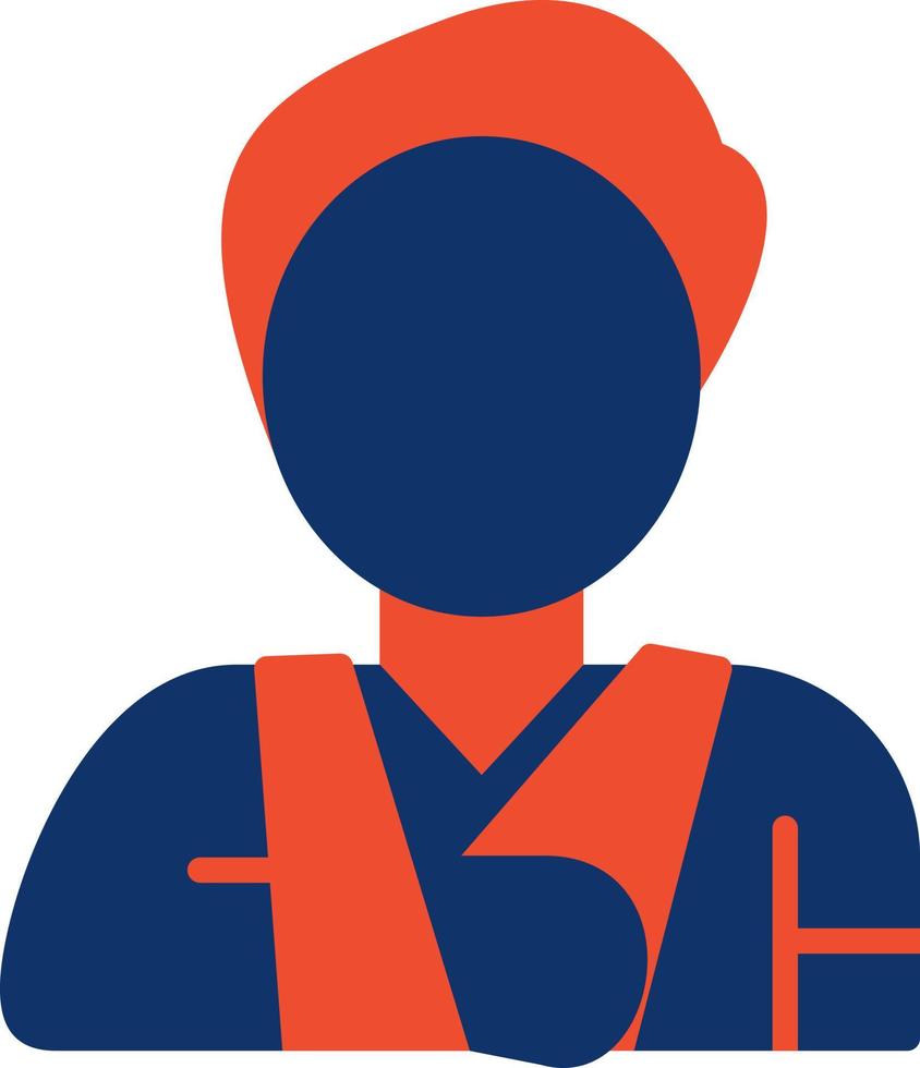 Injury Creative Icon Design vector