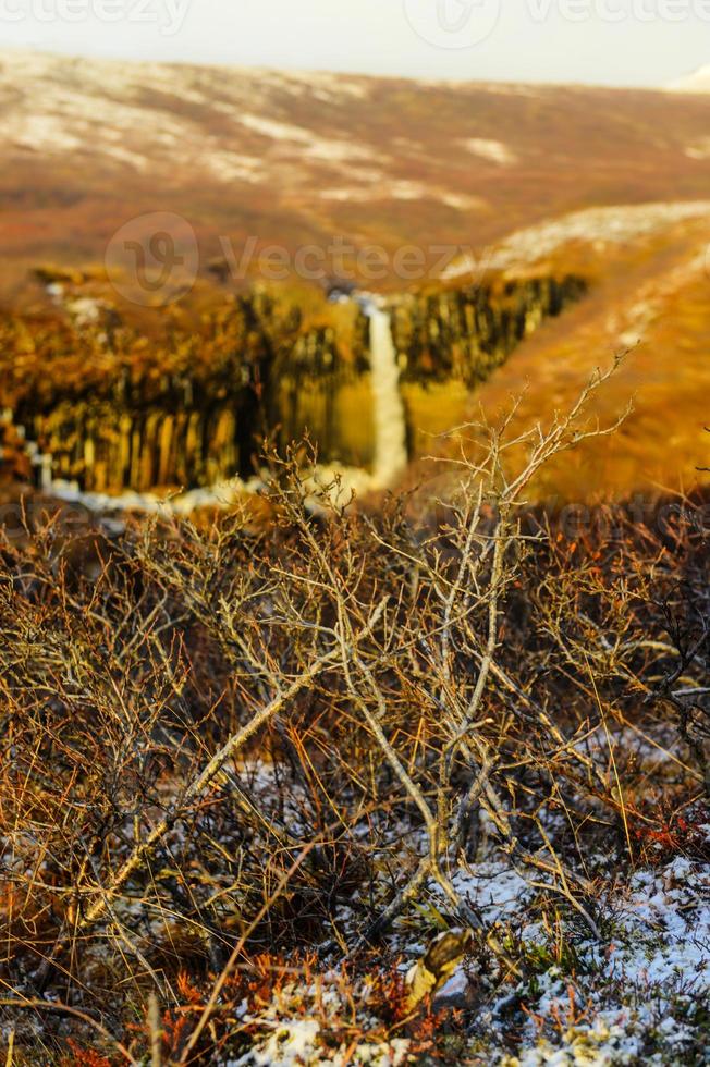 Svartifoss Water in Early Winter photo