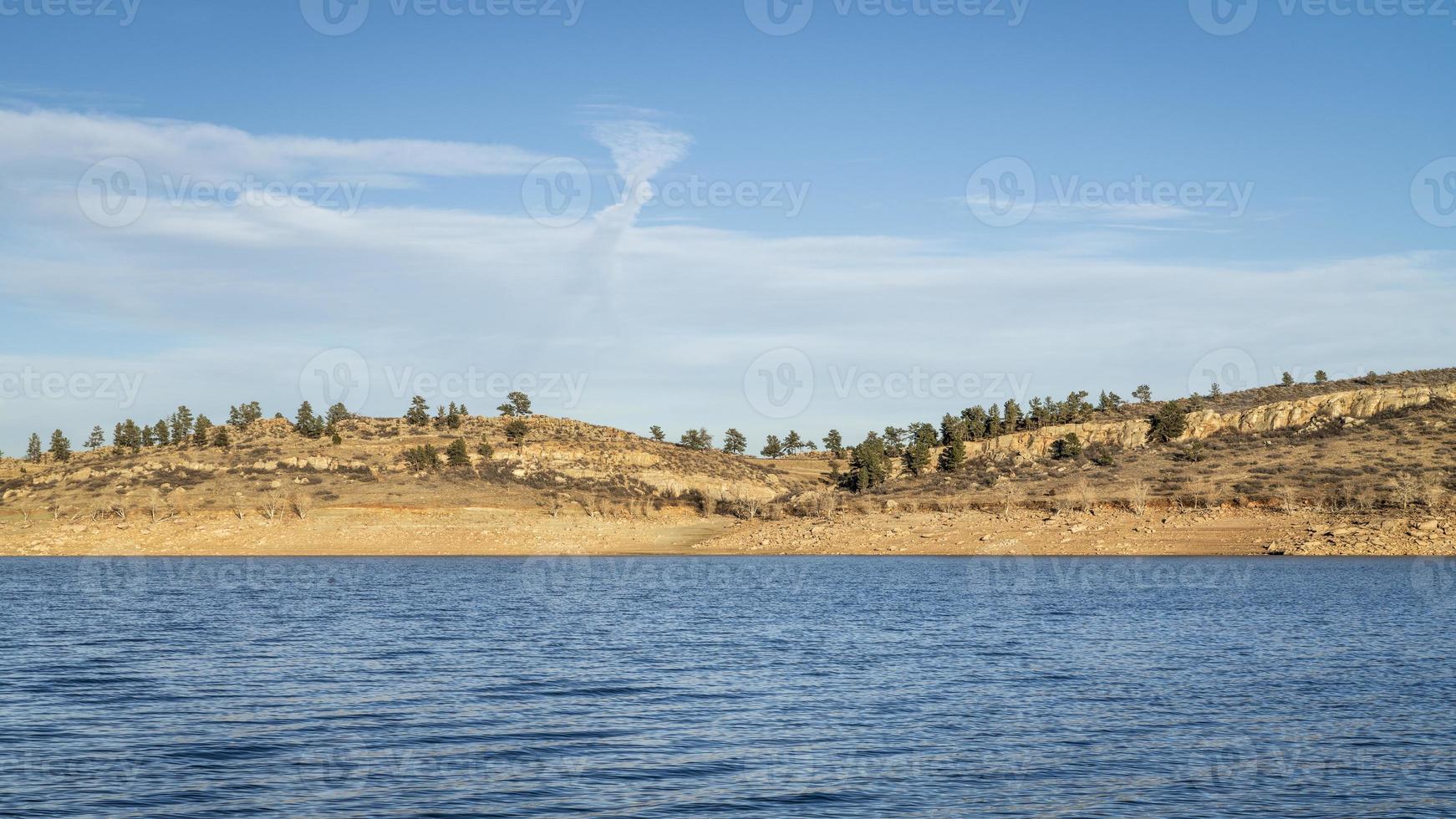 mountain lake at Colorado foothills photo