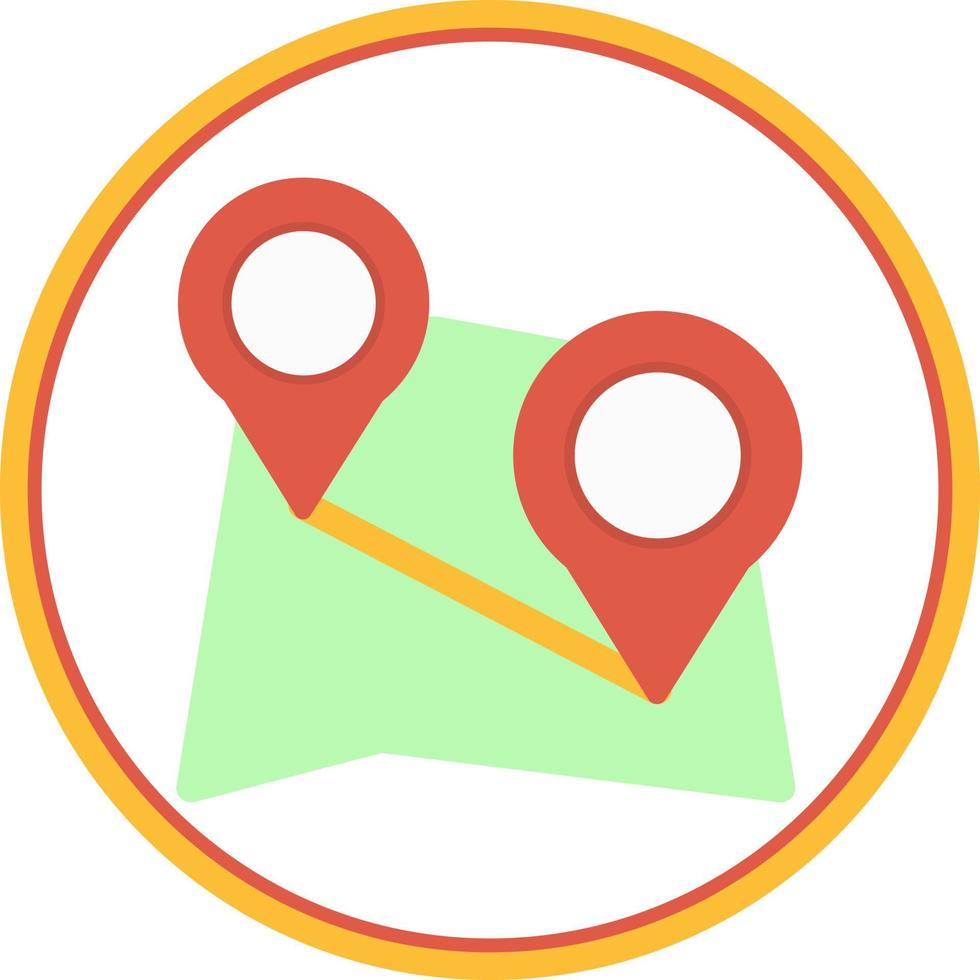 Multiple Destinations Vector Icon Design