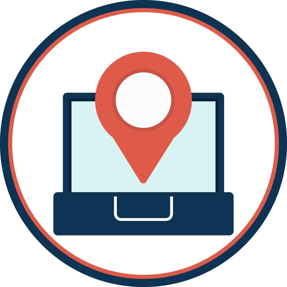 Scanning Location Vector Icon Design