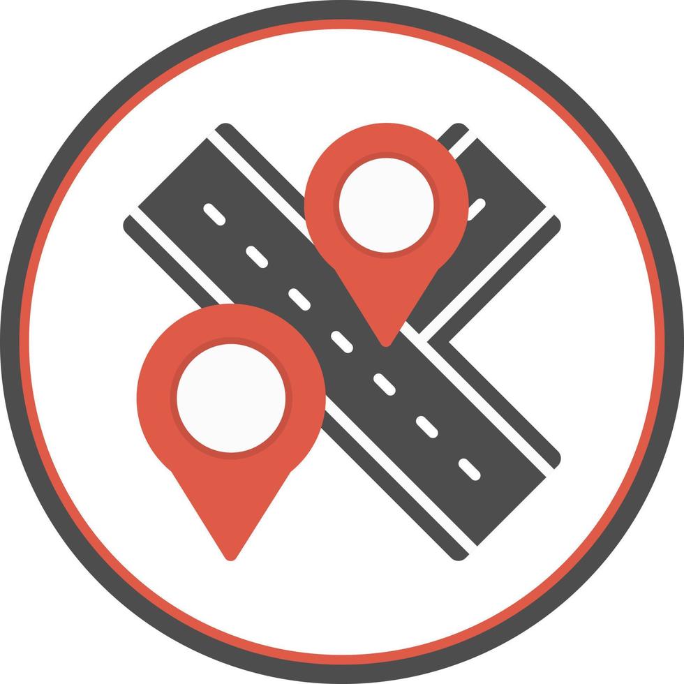 Nearby Destinations Vector Icon Design