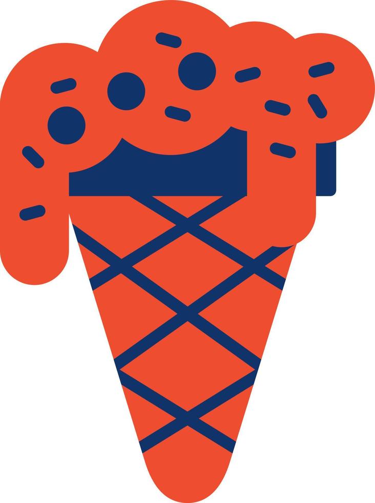 Ice Cream Creative Icon Design vector