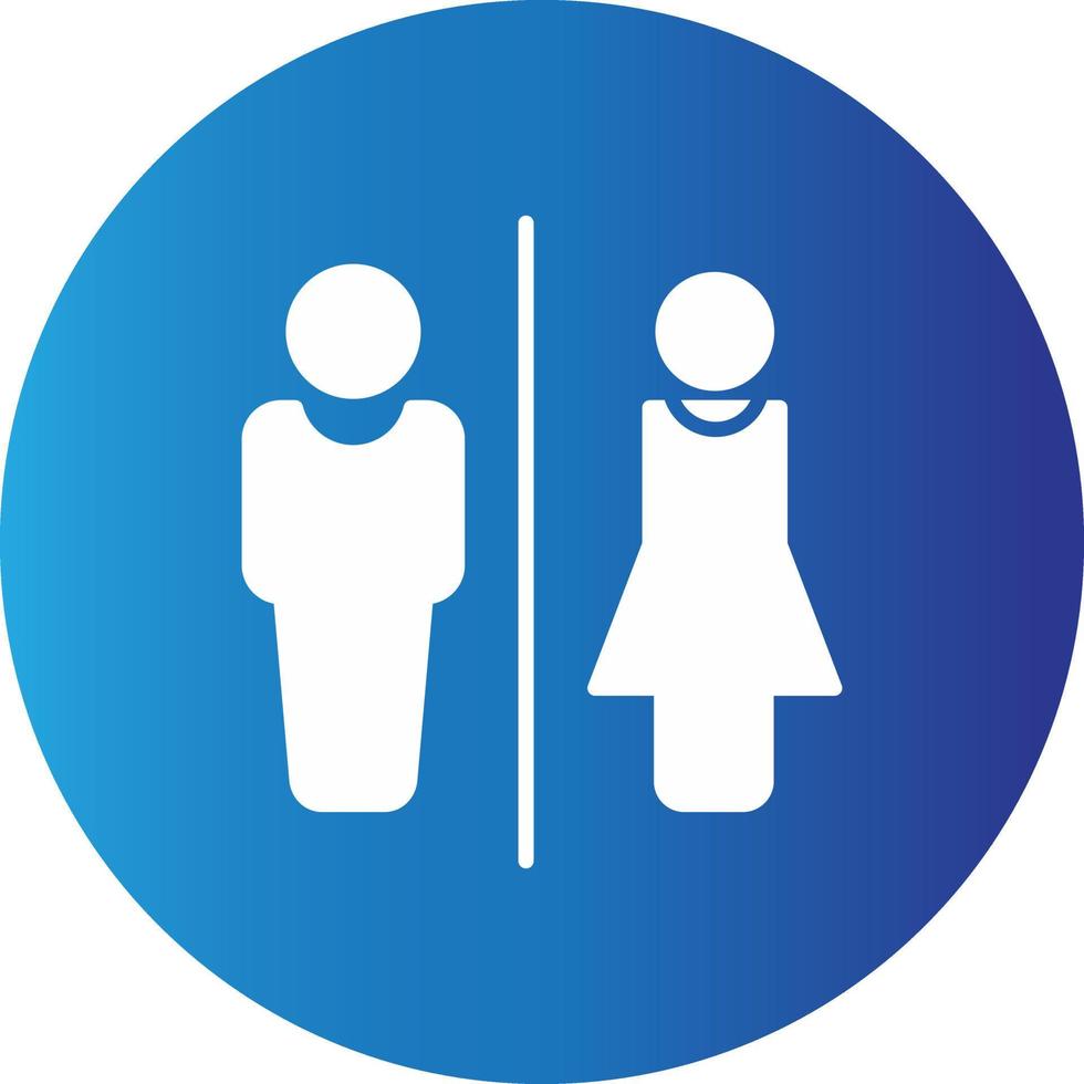Toilets Creative Icon vector