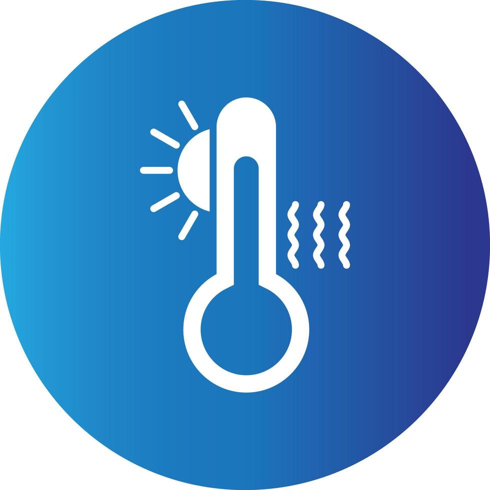 High Temperature Creative Icon vector