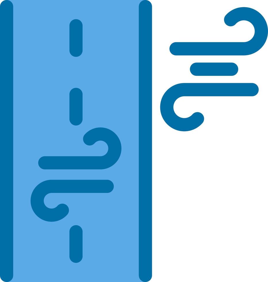 Windy Road Vector Icon Design