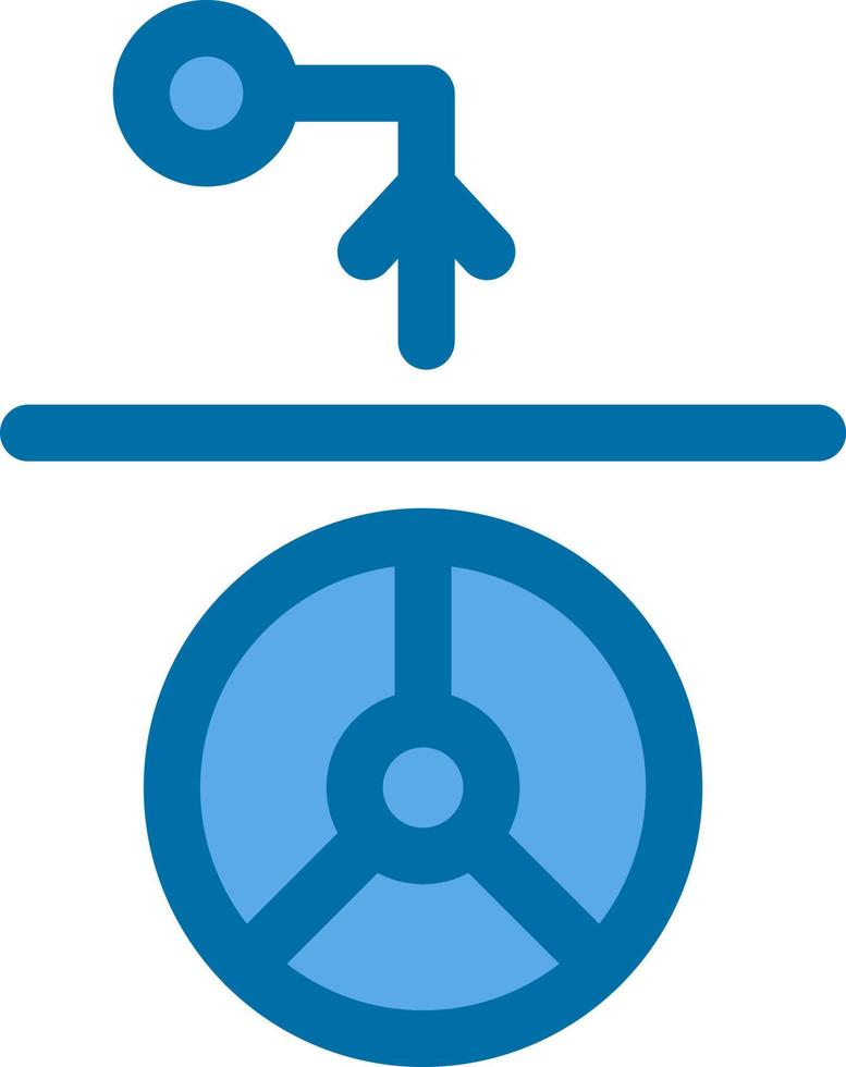Driving Route Vector Icon Design