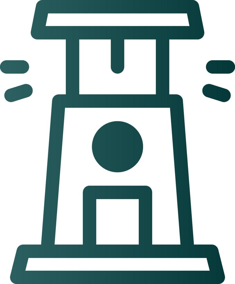 Lighthouse Vector Icon Design