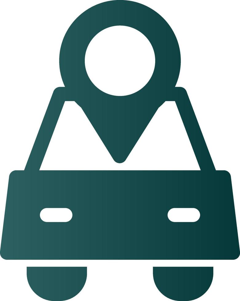 Car Location Vector Icon Design