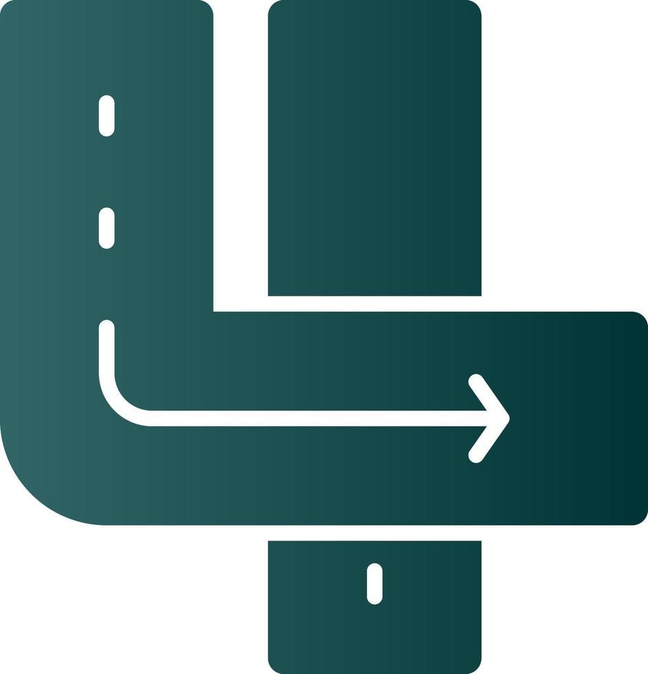 Road Ramps Vector Icon Design