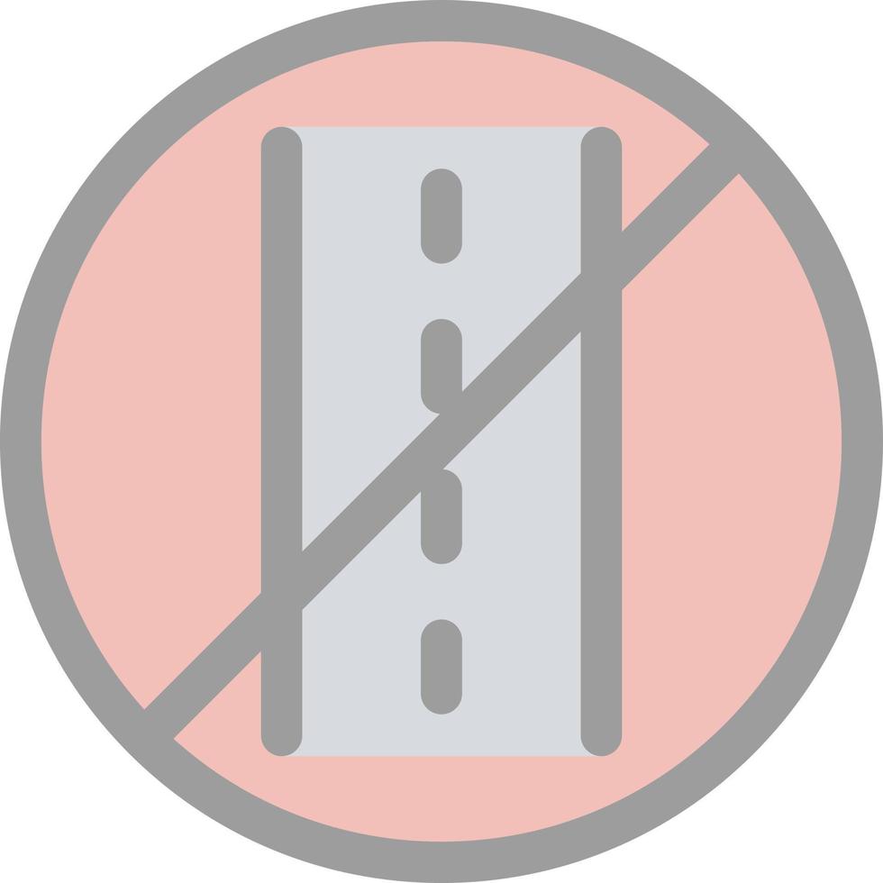 Sealed Road Vector Icon Design