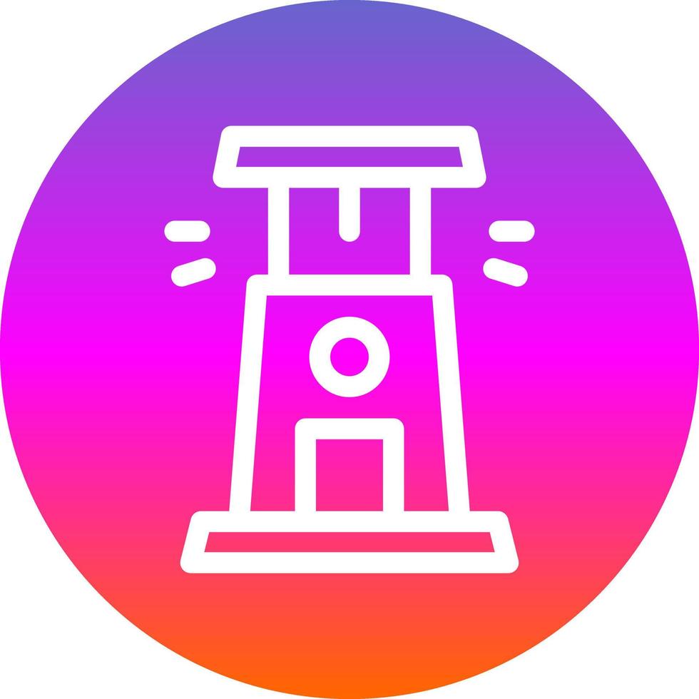 Lighthouse Vector Icon Design