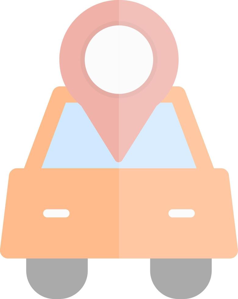 diseño de icono de vector de ubicación de coche
