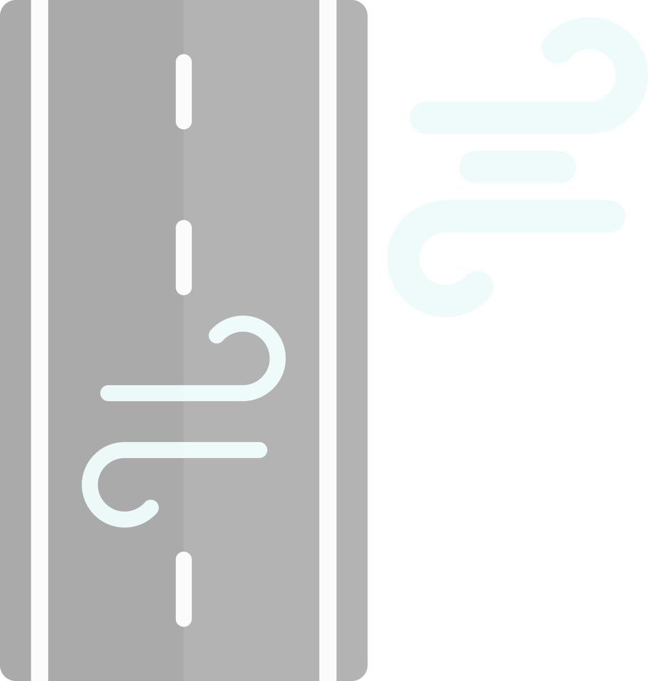 Windy Road Vector Icon Design