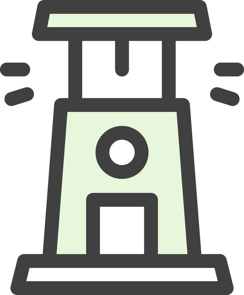 Lighthouse Vector Icon Design