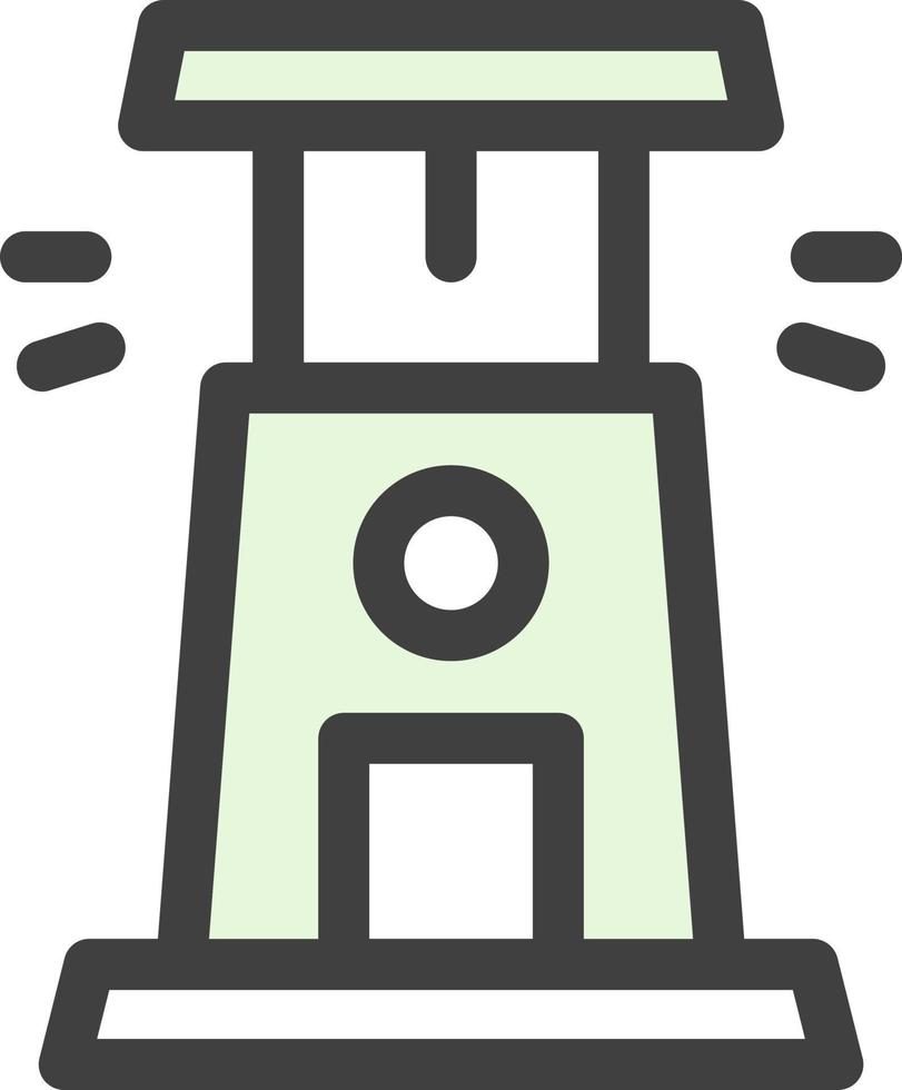 Lighthouse Vector Icon Design