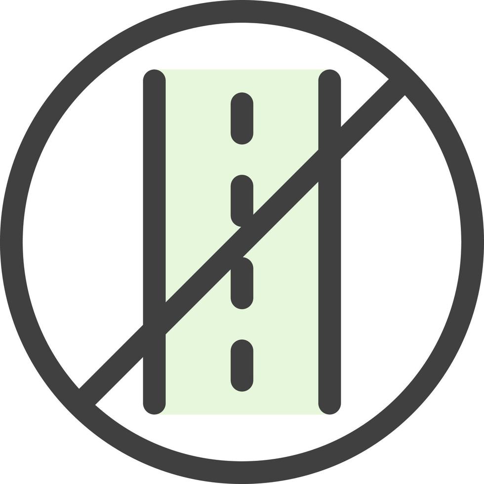 Sealed Road Vector Icon Design