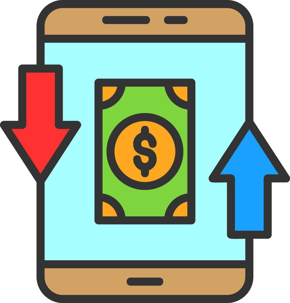 Transaction Vector Icon Design