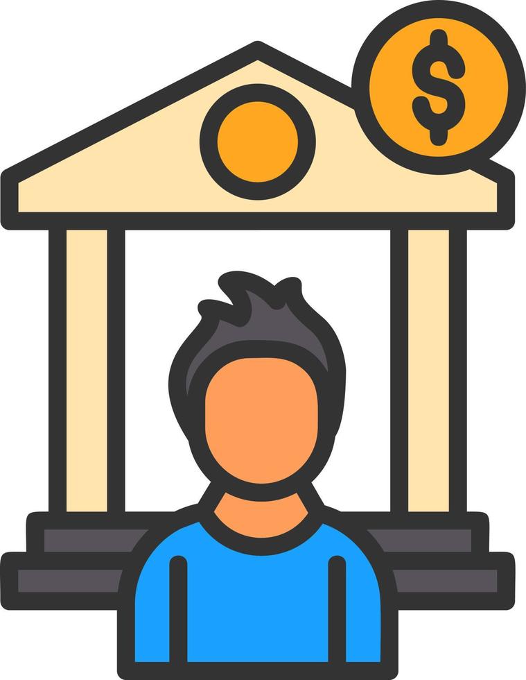 Personal Banking Vector Icon Design