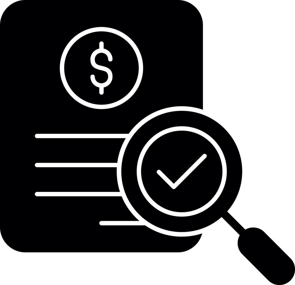 Audit Vector Icon Design
