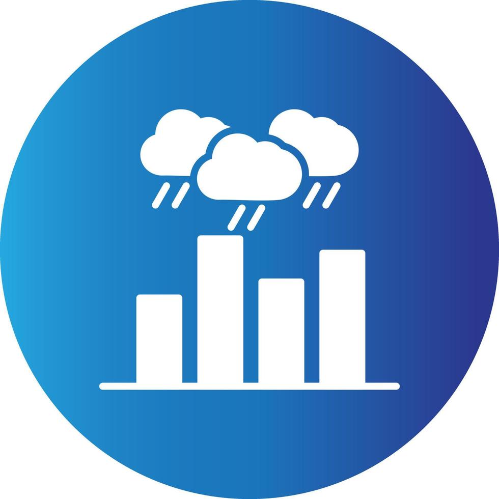 Bar Chart Creative Icon vector