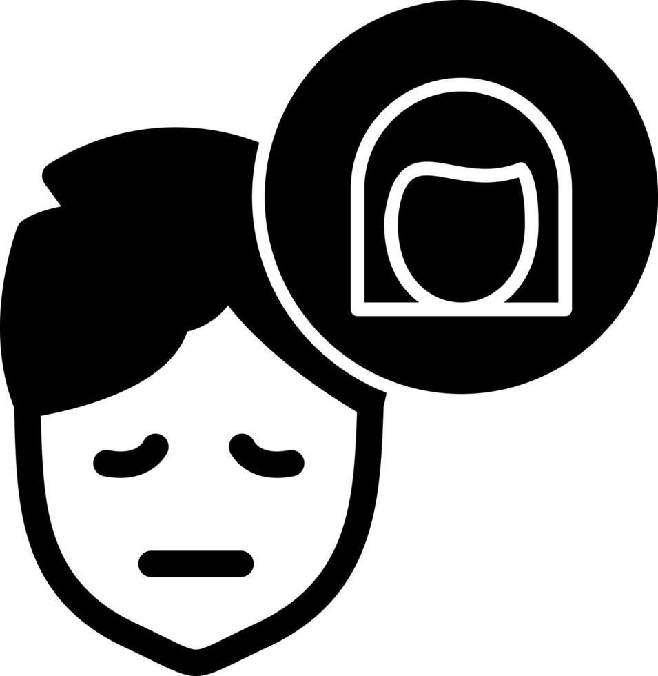 Dissociative Identity Disorder Vector Icon Design