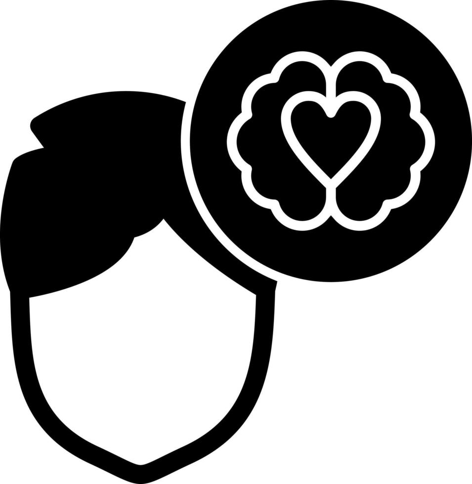 Emotional intelligence Vector Icon Design