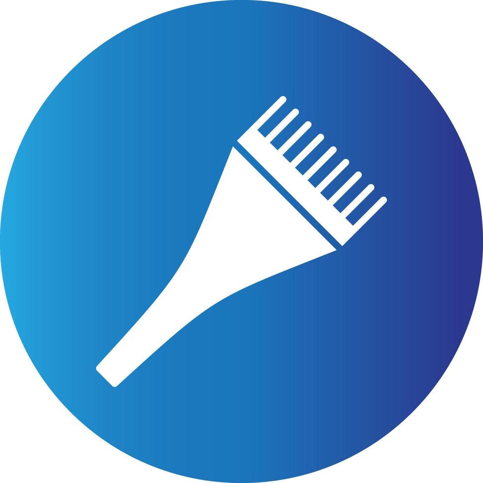 Hair Dye Brush Creative Icon vector