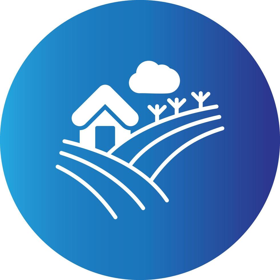 Field Creative Icon vector