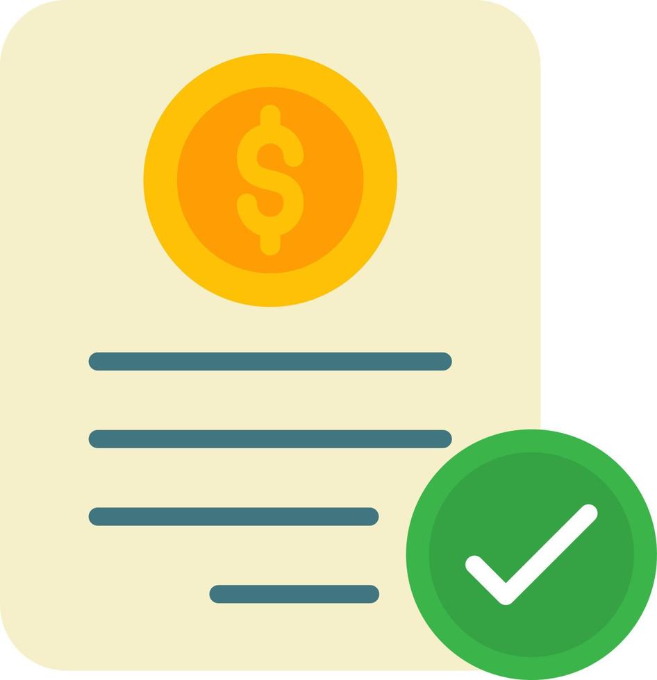 Invoice Vector Icon Design