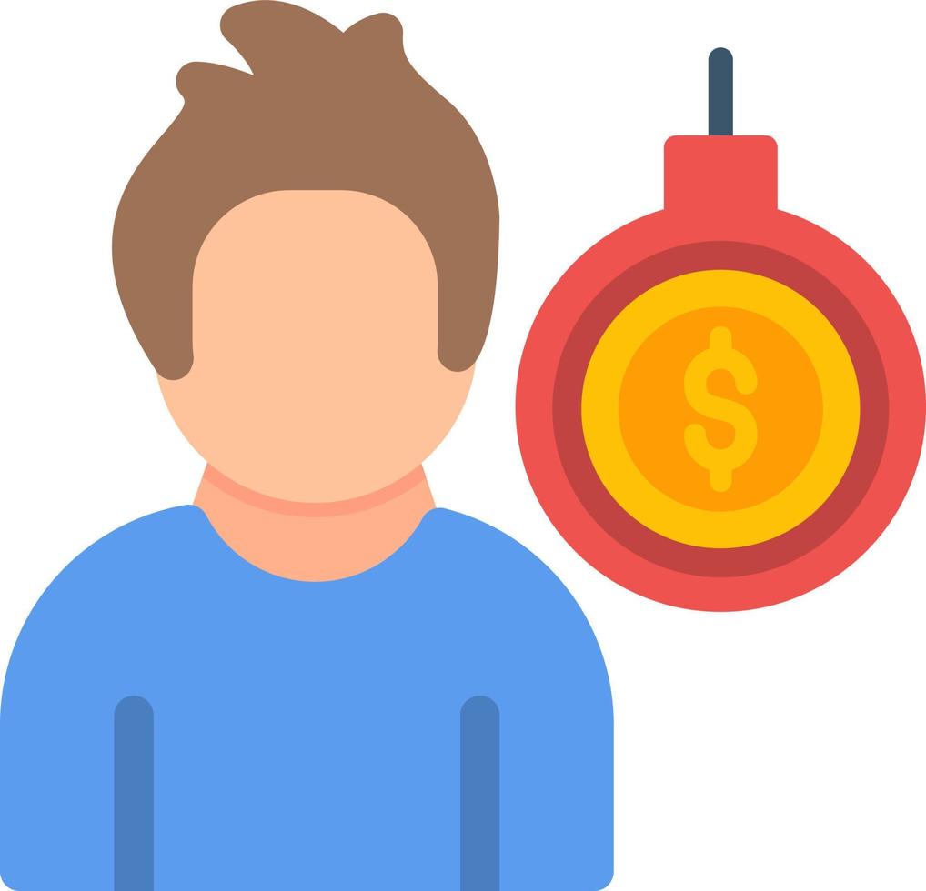 Debt Vector Icon Design