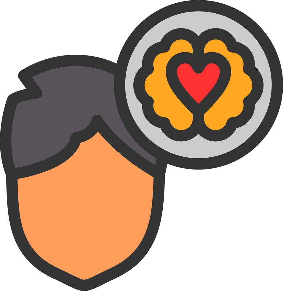 Emotional intelligence Vector Icon Design