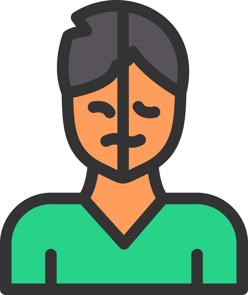 Bipolar Emotion Vector Icon Design