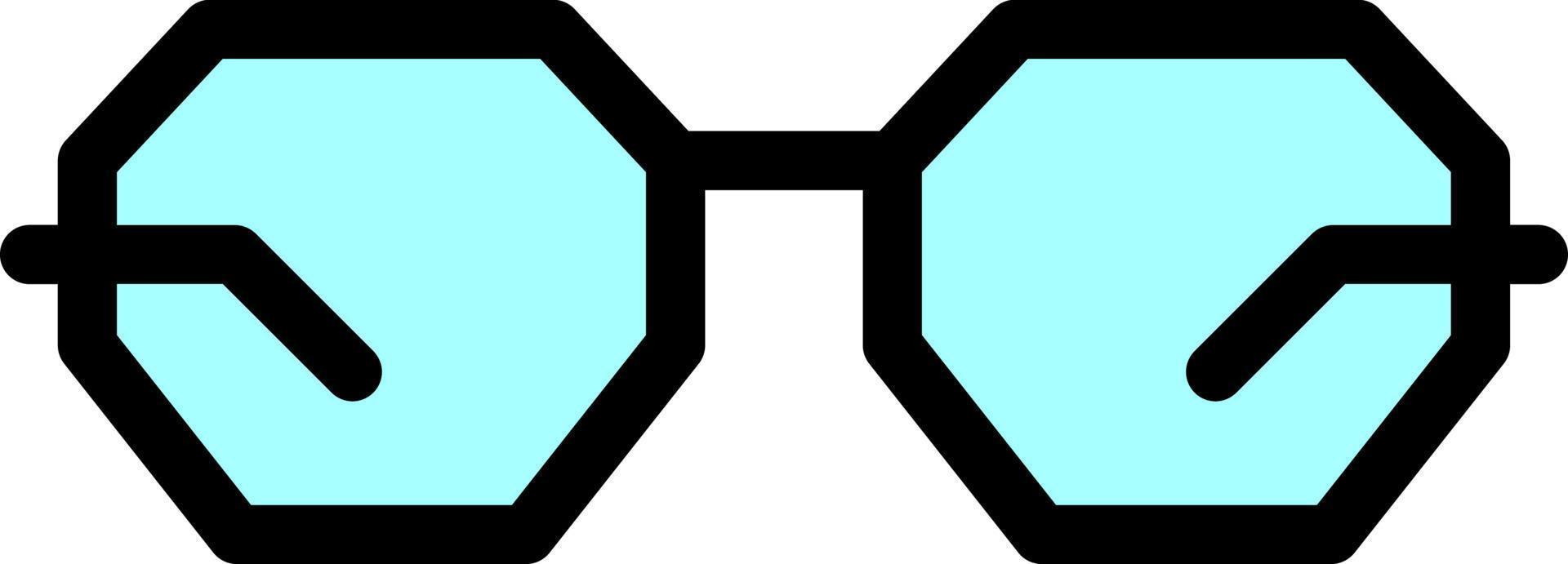 Eyeglasses Vector Icon Design