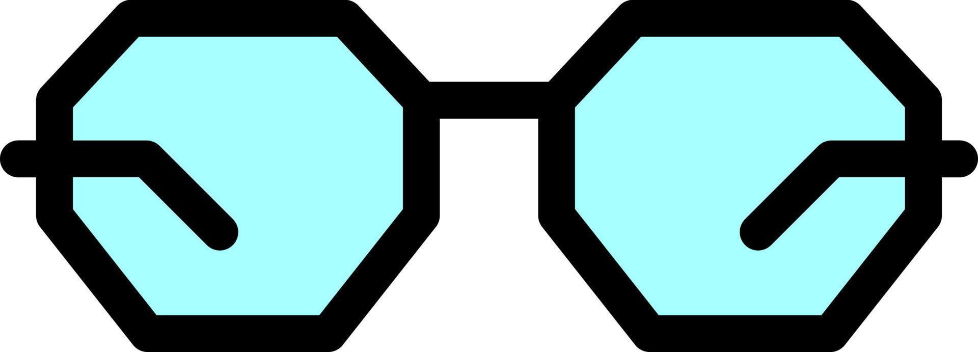 Eyeglasses Vector Icon Design