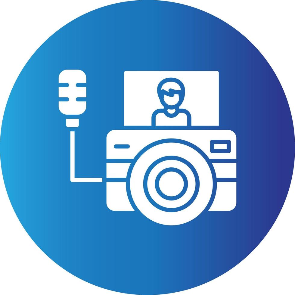 Vlog Creative Icon vector