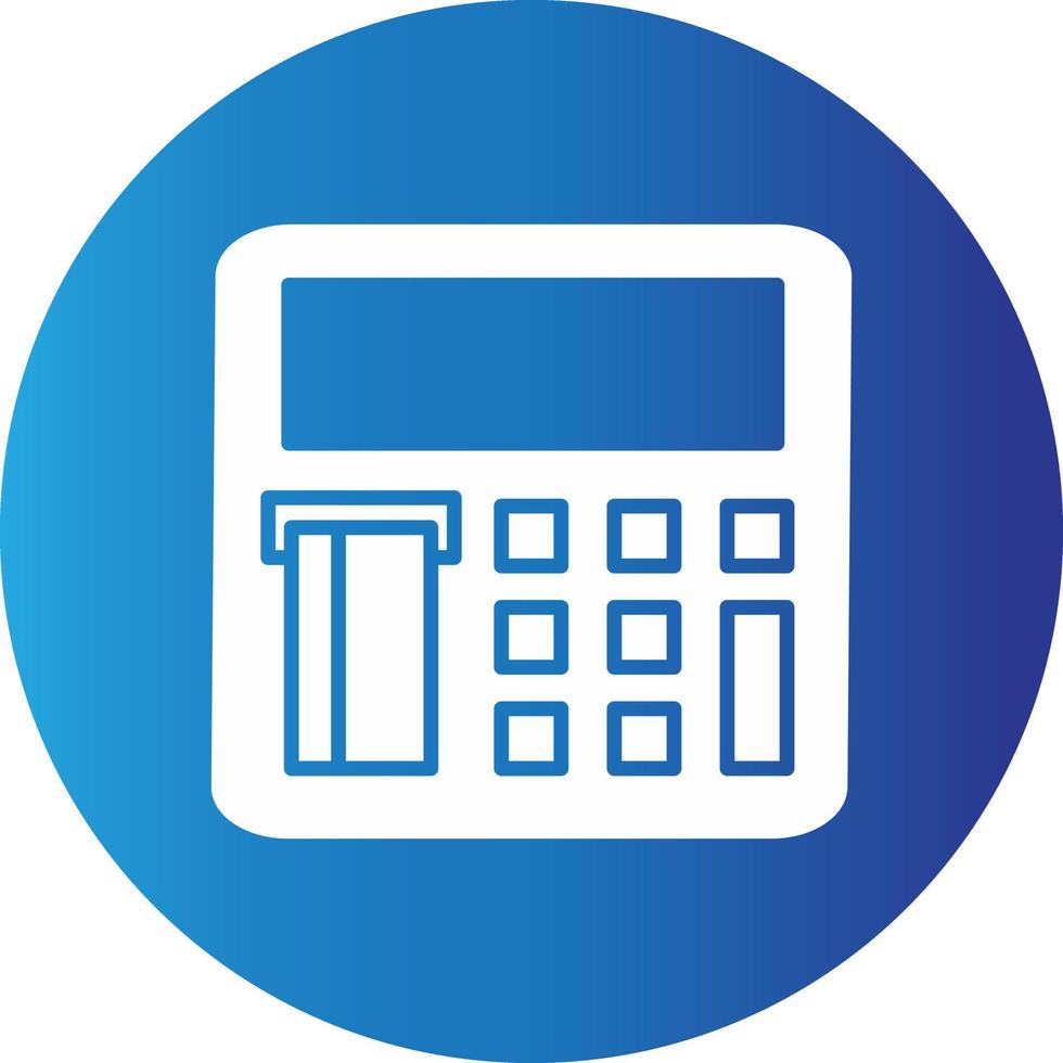 Atm Machine Creative Icon vector