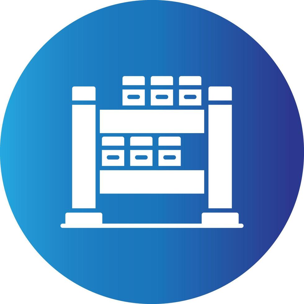 Shelving Creative Icon vector