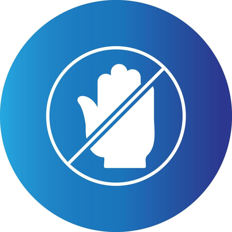 No Passing Creative Icon vector