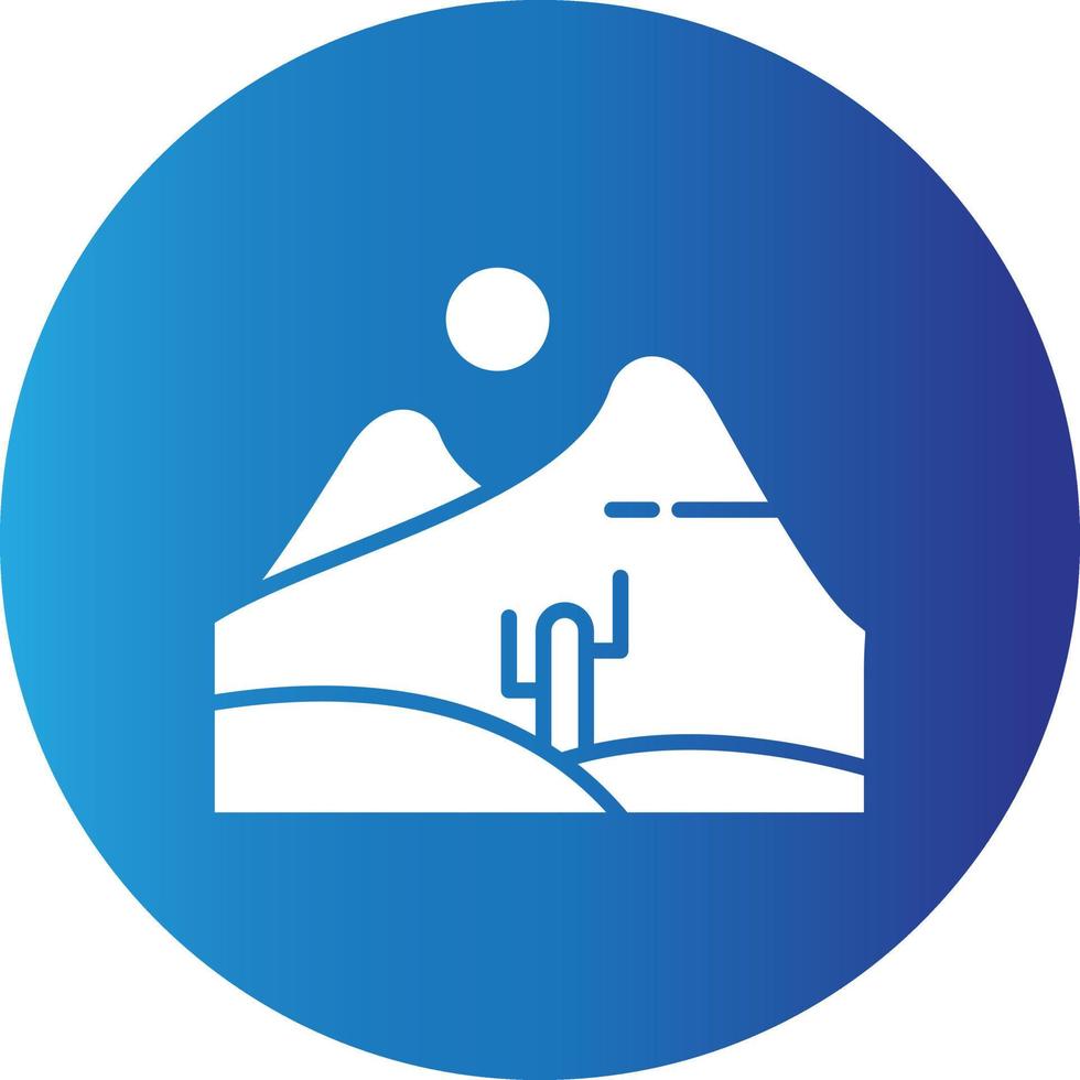 Desert Creative Icon vector
