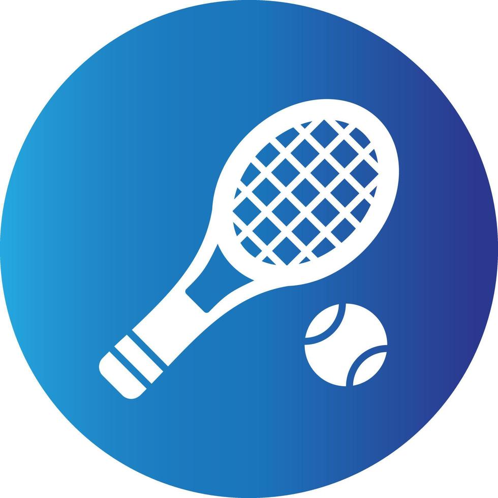 Tennis Creative Icon vector