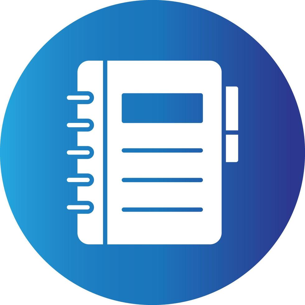 Notebook Creative Icon vector
