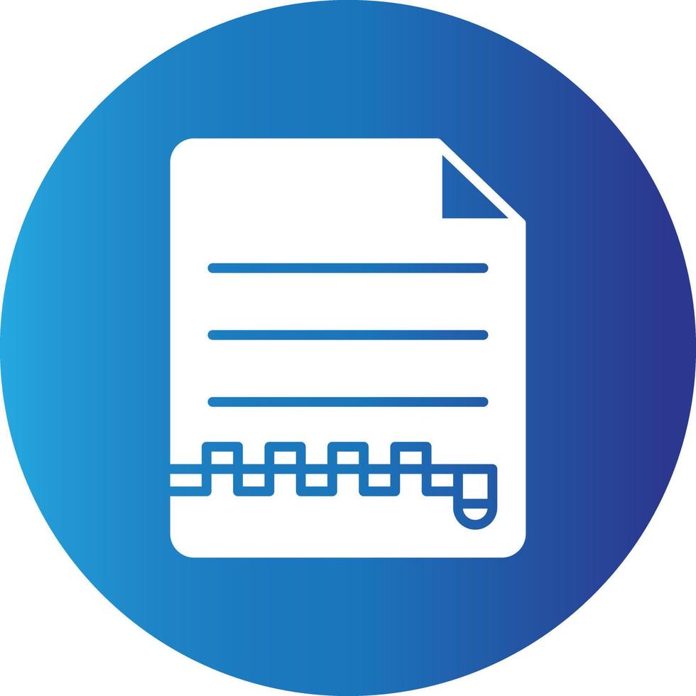 Zip File Creative Icon vector