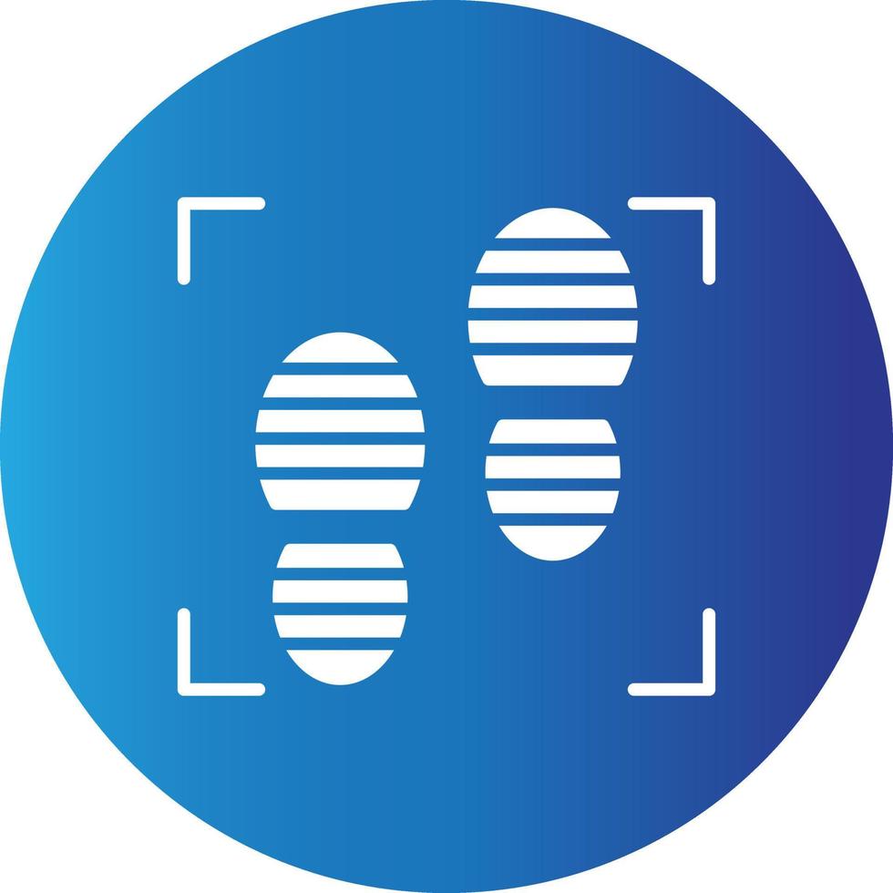 Footprint Creative Icon vector