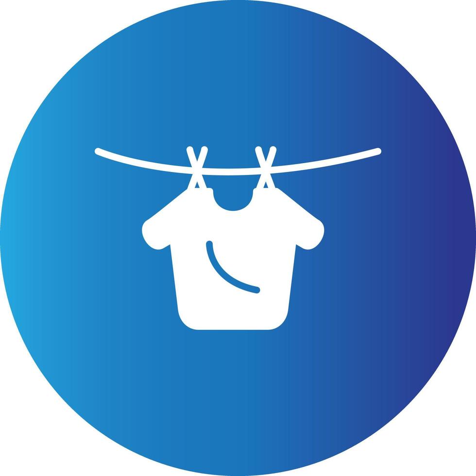 Laundry Creative Icon vector