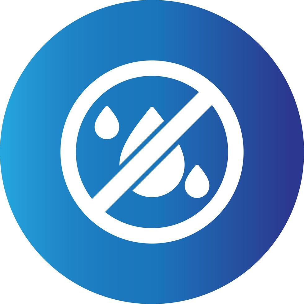 No Liquids Creative Icon vector