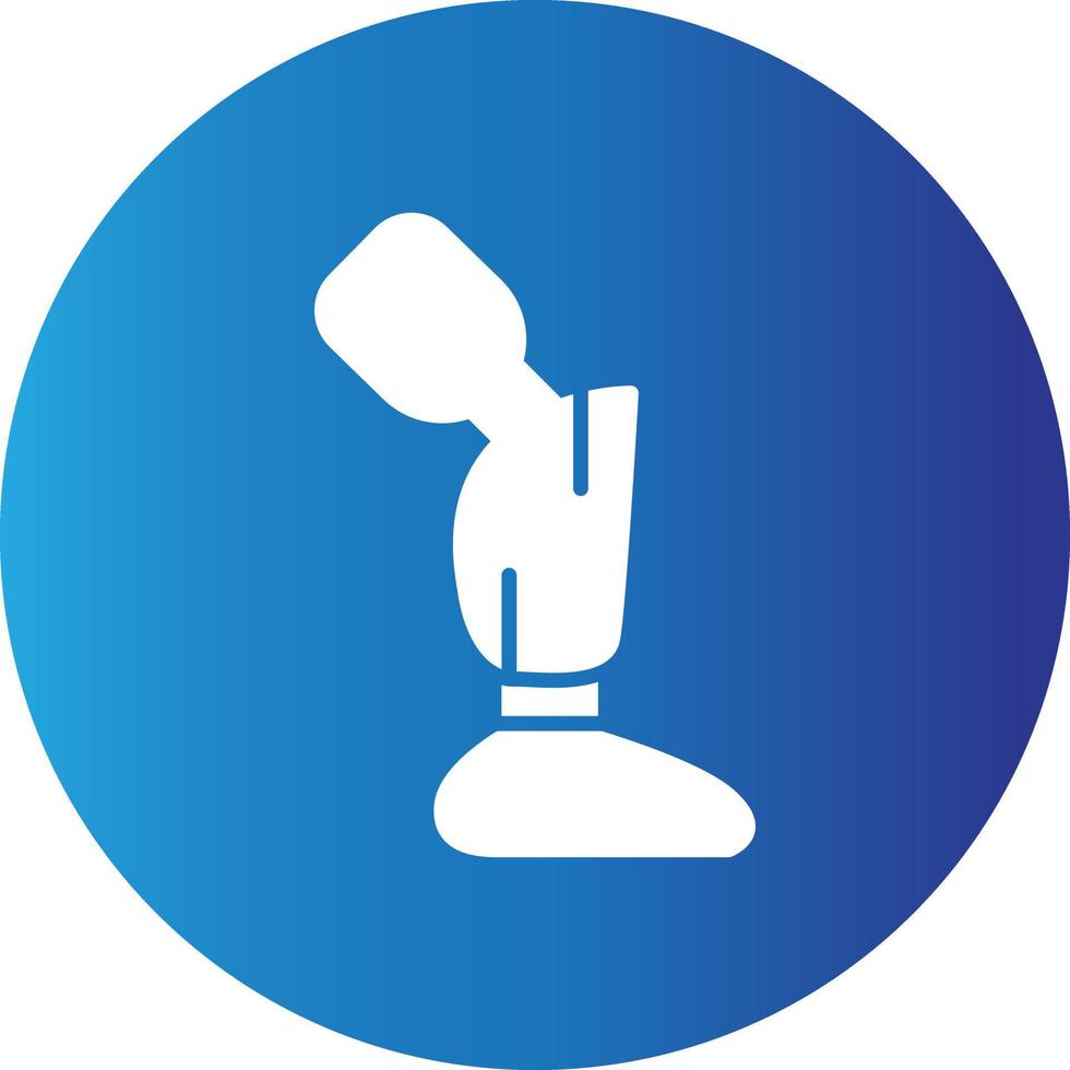 Prosthesis Creative Icon vector
