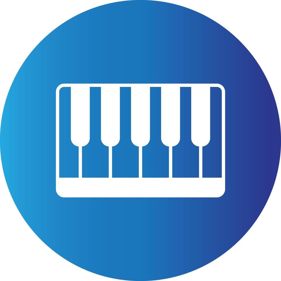 Piano Creative Icon vector