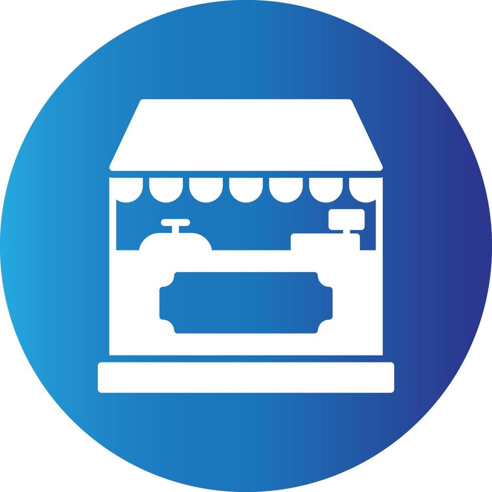 Food Stall Creative Icon vector